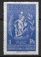 LOTE 1892 C ///   ESPAÑA  1940 Beneficencia Huerfanos De Correos GALVEZ 86 ** MNH - Beneficenza