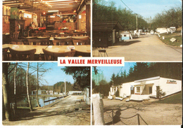 Vodelée (5680) : Camping "La Vallée Merveilleuse". CPSM  Multivues (4 Vues). - Doische