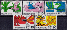 Nederland - Zomerzegels, Sprookjesfiguren - Kabouter/Reus/Heks/Draak/Tovernaar - MNH - NVPH 912-916 - Märchen, Sagen & Legenden