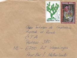 Rwanda 2001 Kigale Cactus 15 F Genocide 200f Cover - Cactus