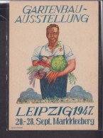 Leipzig Markkleeberg Gartenbauausstellung  Sonderstempel 1947 - Markkleeberg