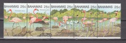 Bahamas 1982,5V In Strip,flamingo,birds,vogels,vögel,oiseaux,pajaros,uccelli,aves,:MNH/Postfris(L2850) - Flamingo