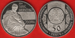 Kazakhstan 50 Tenge 2014 "Taras Shevchenko" UNC - Kazajstán