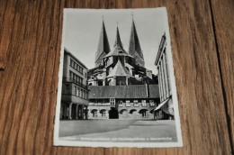 12 Lübeck, Schrangenfreiheit Mit Kanzlegebäude Und Marienkirche - Lübeck