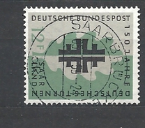 SARRLAND   1958 The 150th Anniversary Of The German Gymnastics Association   USED - Used Stamps