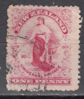 NEW ZEALAND   SCOTT NO. 108     USED  YEAR  1902   WMK 61 - Gebruikt