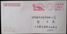 CHINA CHINE CINA SHANDONG YIYUAN METER COVER 000.70 YUAN - 21 - Storia Postale