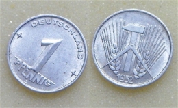 DDR 1 Pfennig 1952 - 1 Pfennig