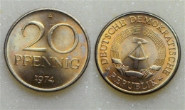 DDR 20 Pfennig 1974 - 20 Pfennig