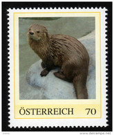 ÖSTERREICH 2011 ** Otter, Küstenotter / Lontra Felina - PM Personalized Stamp MNH - Personalisierte Briefmarken