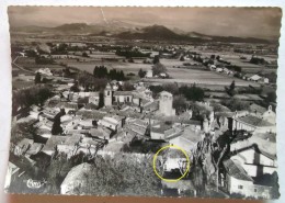 CPSM CAMARET SUR AIGUES VAUCLUSE 111-59  A VUE GENERALE AERIENNE PUB SUZE - Camaret Sur Aigues