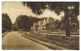 RB 1125 - Early Postcard - The Hare & Hounds Hotel Westonbirt Gloucestershire - Autres & Non Classés