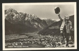 LIENZ Osttirol Grüsse Bild Mit Knabe Ca. 1950 - Lienz