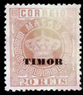 !										■■■■■ds■■ Timor 1886 AF#03(*) Crown 20 Réis 12,5 (x2485) - Timor