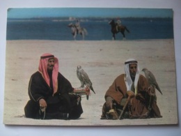 DC09 Postcard Saudi Arabia - Arabian Sport Of Hawking - Arabia Saudita