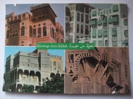 645A Postcard Saudi Arabia - Greetings From Jeddah - Arabia Saudita
