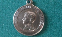 1914, Soldats, Ma Place Est Parmi Vous Sur Le Champ De Bataille Nieuport, 4 Gram (med353) - Souvenirmunten (elongated Coins)