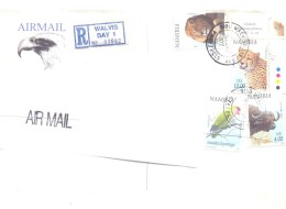 1999. Namibia, The Letter By Registere Air-mail Post To Moldova - Namibie (1990- ...)