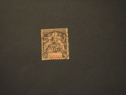 OBOCK - 1892 ALLEGORIA  25 C. - TIMBRATO/USED - Used Stamps