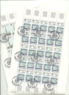 ANDORRA CORREO FRANCES 25 SERIES EUROPA 88 MATASELLADAS Nº 369/370 (C.H.C.11.16) - Hojas Bloque