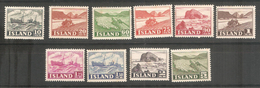 Serie Nº 224/33 Islandia - Unused Stamps