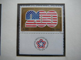 Israel 1976 MNH # Mi. 670 200 Years Of America. 200 Jahre Von Amerika - Unused Stamps (without Tabs)