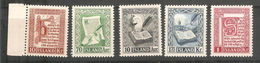 Serie Nº 245/9   Islandia - Unused Stamps