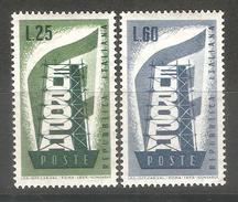 Serie Nº 731/2 Italia - 1956