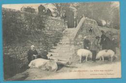 CPA 39  - Métier Marchands La Foire Aux Cochons GUERANDE 44 - Guérande