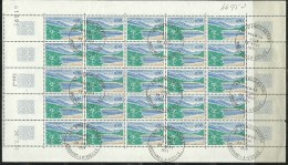 ANDORRA CORREO FRANCES 25 SERIES MATASELLADAS Nº 213A (C.H.C.11.16) - Hojas Bloque