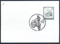 Austria Österreich 1984 Cancellation: Moto Sport Motocross International Waldviertler Motorrad Gelände Sport Woche - Motorbikes