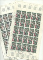 ANDORRA CORREO FRANCES 25 SERIES EUROPA MATASELLADAS Nº 253/254 (C.H.C.11.16) - Hojas Bloque