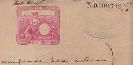 1892-PS-6 CUBA ESPAÑA SPAIN. 1892. ALFONSO XIII REVENUE SEALLED PAPER. SELLO 11. - Postage Due