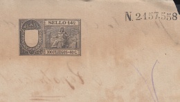 1898-PS-8 CUBA ESPAÑA SPAIN. 1898. ALFONSO XIII REVENUE SEALLED PAPER. SELLO 14. - Postage Due