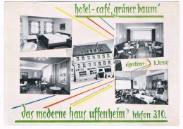 D-6730   UFFENHEIM : Hotel-Cafe Gruner Baum - Bad Windsheim