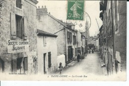 44 - BASSE  INDRE - T.Belle Vue Animée De La Grande Rue ( Société Coopérative Solidarité ) - Basse-Indre