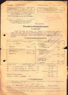 Germany Grevenbroich 1952 / Tax / Steuer, Steuerbeleg / Grunderwerbsteuerbescheid / Dusseldorf Oberfinanzdirektion - 1950 - ...