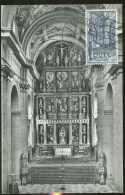 Espagne Monastére Escorial Site UNESCO Carte Maximum 1961 Spain Escorial Monastery Maxicard - Abbeys & Monasteries