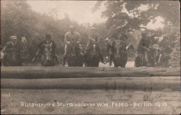 ! Old Photo Postcard, Foto, Pferde , Horses, Berlin 1919, Distanzritt Posen, Poznan - Berlin, Echtfoto, Reitsport - Pologne