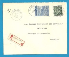 768+771 Op Brief Aangetekend Met Stempel ST-AMANDS (ANTW.) (VK) - 1948 Export