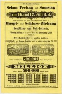 Ausztria / Bécs 1851. Radetzky Gróf 'Tárgy és Pénzsorsjátéka'  A... - Non Classés