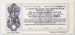 Csorvás 1927. 'Csorvási ElsÅ‘ Takarékpénztár... - Unclassified