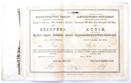 Budapest / Pest 1871. 'Egyesült Magyar GÅ‘zhajózási Társulat - DDSG' Névre... - Zonder Classificatie