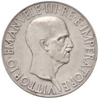 Olaszország 1936R 10L Ag 'III. Viktor Emánuel' (10g) T:2,2- Kis Ph. / 
Italy 1936R 10 Lire Ag... - Non Classés