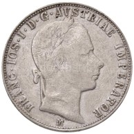 Ausztria 1859M 1Fl Ag 'Ferenc József' Milánó (12,23g) T:2-,3 / Austria 1859M 1 Florin Ag... - Sin Clasificación