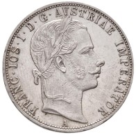 Ausztria 1859A 1 Fl Ag 'Ferenc József' (12,36g) T:1- Kis Ph. / Austria 1859A 1 Florin Ag 'Franz Joseph'... - Unclassified