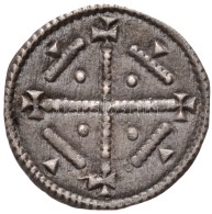 1141-1162. Denár Ag 'II. Géza' (0,3g) T:1- / 
Hungary 1141-1162. Denar Ag 'Géza II' (0,3g)... - Non Classés