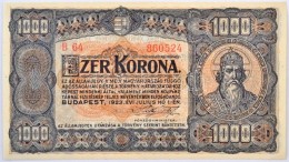 1923. 1000K 'T.W.' Jelöléssel T:I / Hungary 1923. 1000 Korona With 'T.W.' Mark C:UNC
Adamo K37 - Unclassified