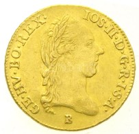 1790B Dukát Au 'II. József' (3,48g) T:1- / 
Hungary 1790B Ducat Au 'Joseph II' (3,48g)... - Zonder Classificatie