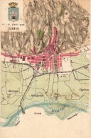 ** T2 Zágráb Térképe Címerrel, Károlyi Gy. / Map Of Zagreb With Coat Of... - Non Classés